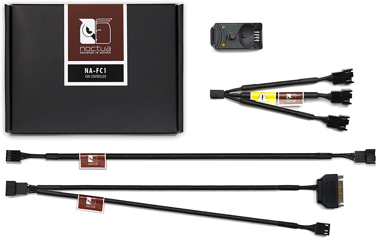 Noctua NA-FC1, 4-Pin PWM Fan Controller (Black) - Image 3