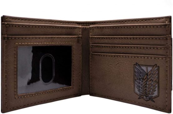 Attack on Titan Bi-Fold Colossal God of Destruction ID and Card Wallet Brown - Image 3