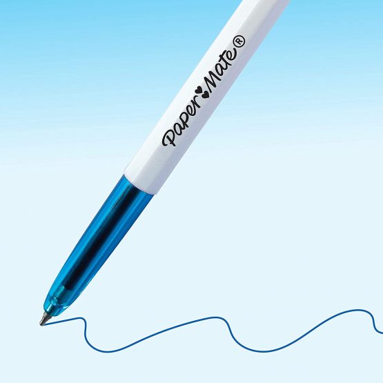 Paper Mate 045 Ballpoint Pens | Medium Point (1.0 mm) | Blue Ink | 50 Count - Image 4