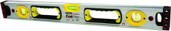 Stanley 1-43-525 Nivel Tubular FatMax 60 cm Magnético, Silver/Black/Yellow, 60cm - Image 3