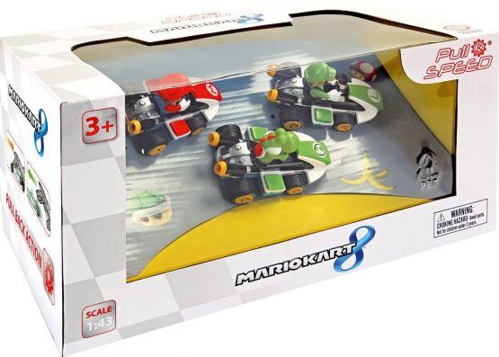 Unbekannt SUPER MARIO PULL BACK KART SET