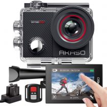 AKASO EK7000 Pro 4K Action Camera with Touch Screen EIS Adjustable View Angle 40m Waterproof Camera Remote Control Sports Camera with Helmet Accessories Kit