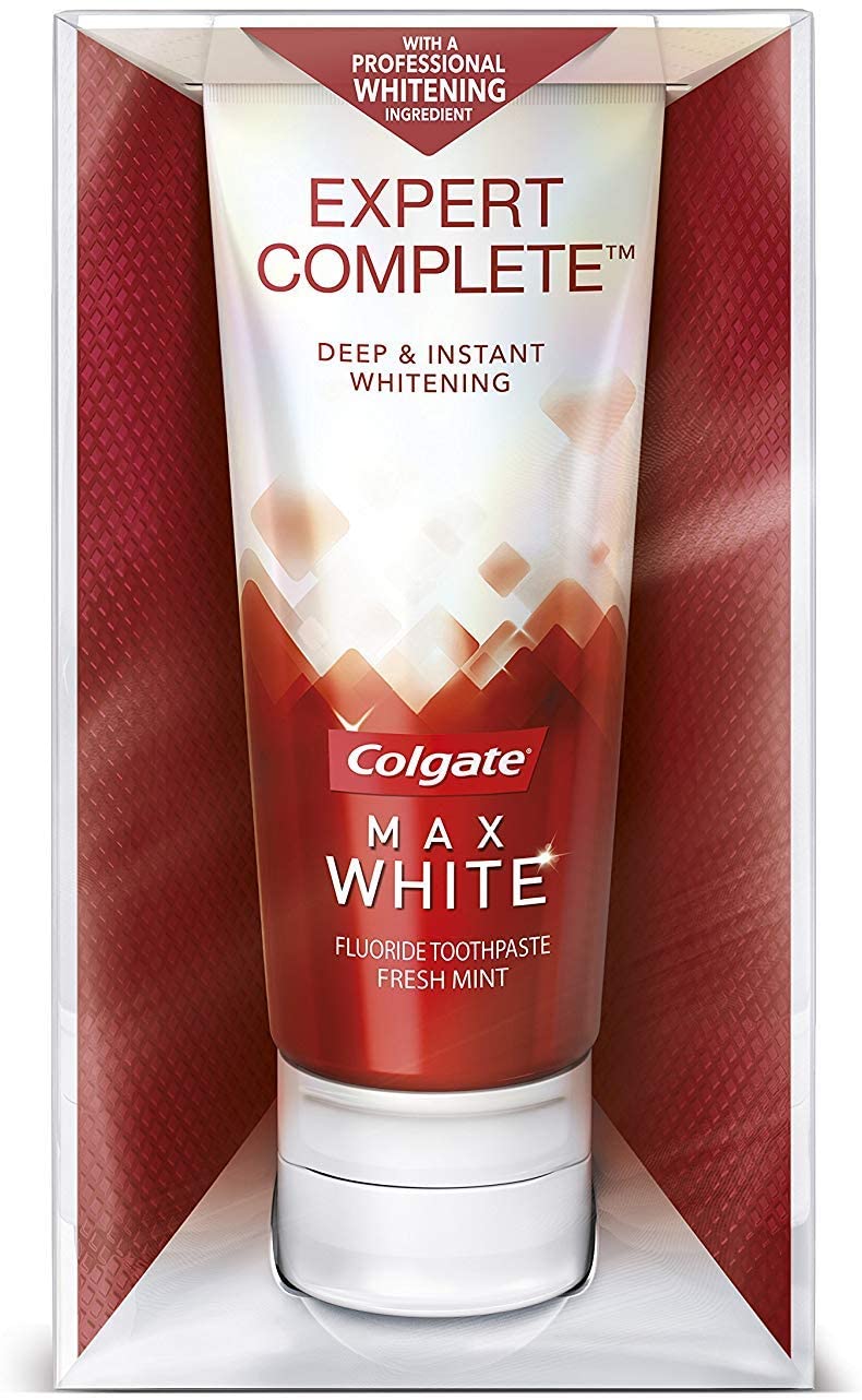 Colgate Max White Expert Complete Whitening Toothpaste 75ml, 75 ml (Pack of 1)