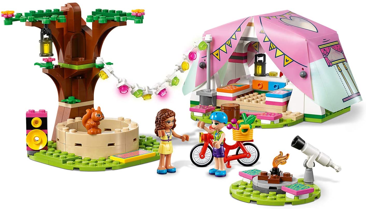 LEGO 41392 Friends Nature Glamping Outdoors Adventure Camping Set including Olivia & Mia Mini Dolls, Toys for Kids 6 Years Old - Image 2