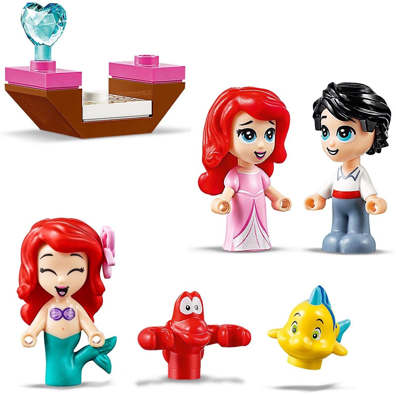 Disney Princess LEGO 43176 Ariel’s Storybook Adventures, Multicolored - Image 4