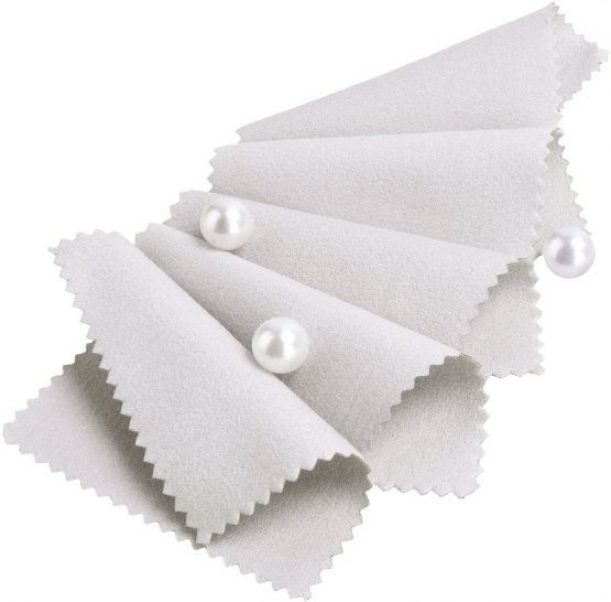 Jewelry Cleaning Cloth Polishing Cloth for Sterling Silver Gold Platinum, 50 Pack (Grey) - Image 4