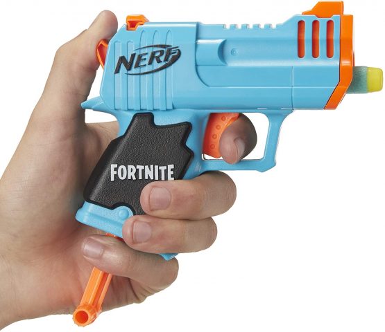 Fortnite Micro HC-R Nerf MicroShots Dart-Firing Toy Blaster and 2 Official Nerf Elite Darts For Kids, Teens, Adults - Image 4
