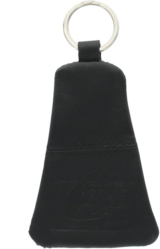 Ashlie Craft Logo Keyring with zipped leather pouch ACK1 Black - Image 4