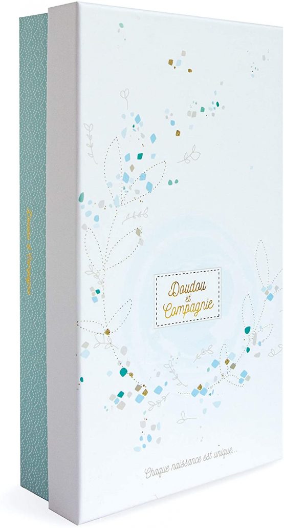 Doudou et Compagnie DC3490 Almond Sugar Rabbit Turquoise - Image 3