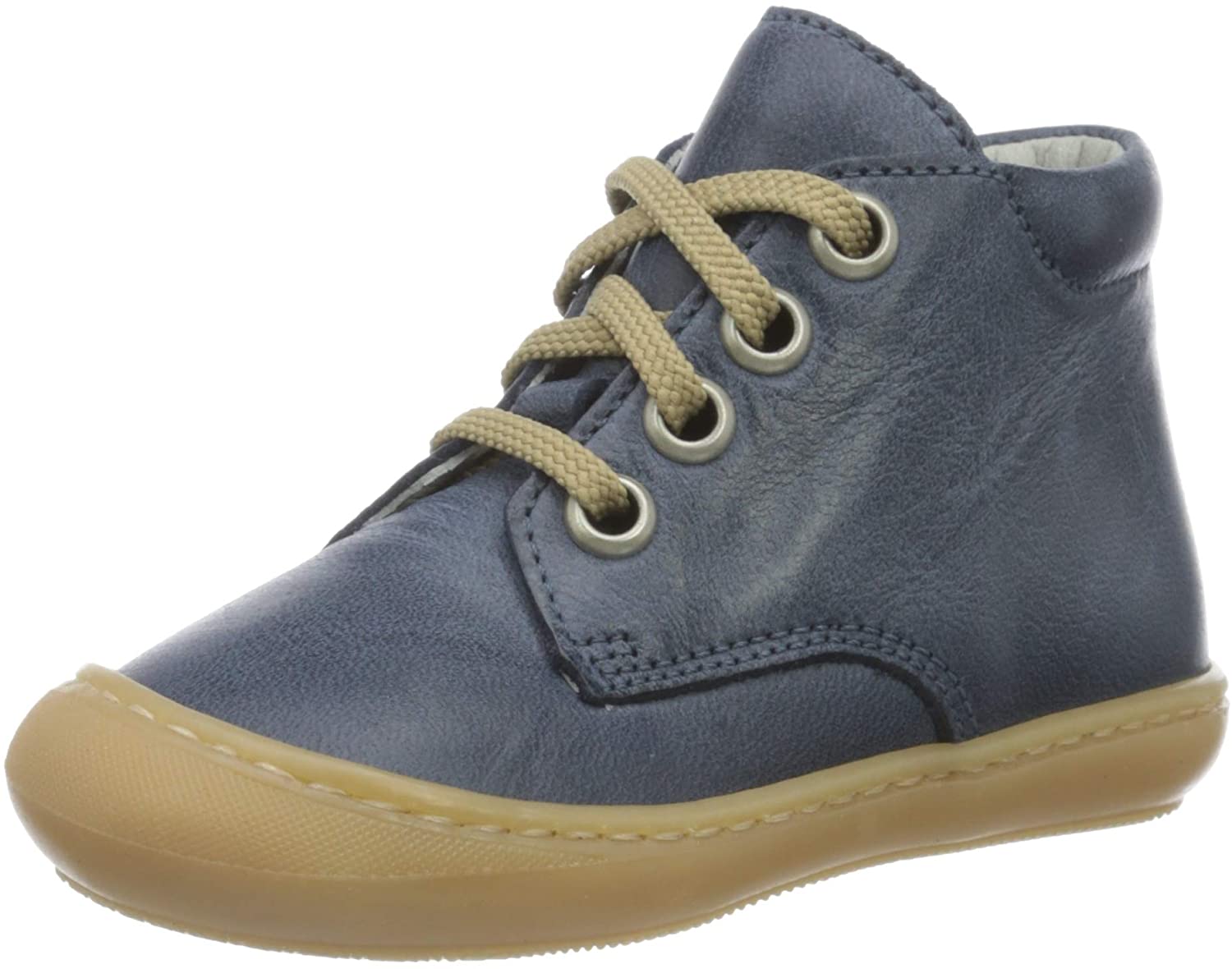Däumling Unisex Babies Sami Low-Top Sneakers, Blue Chalk Jeans, 18-24 Months