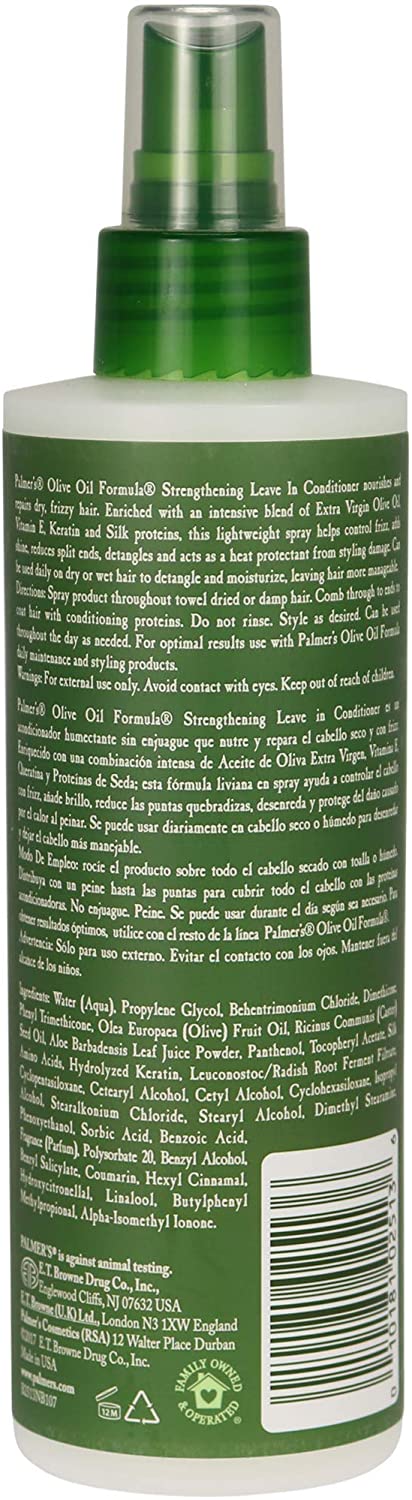Palmer's Olive Oil Formula Leave-in Hair Conditioner, 8.5 Ounces, No Color, 250 ml (Pack of 1) - Image 2