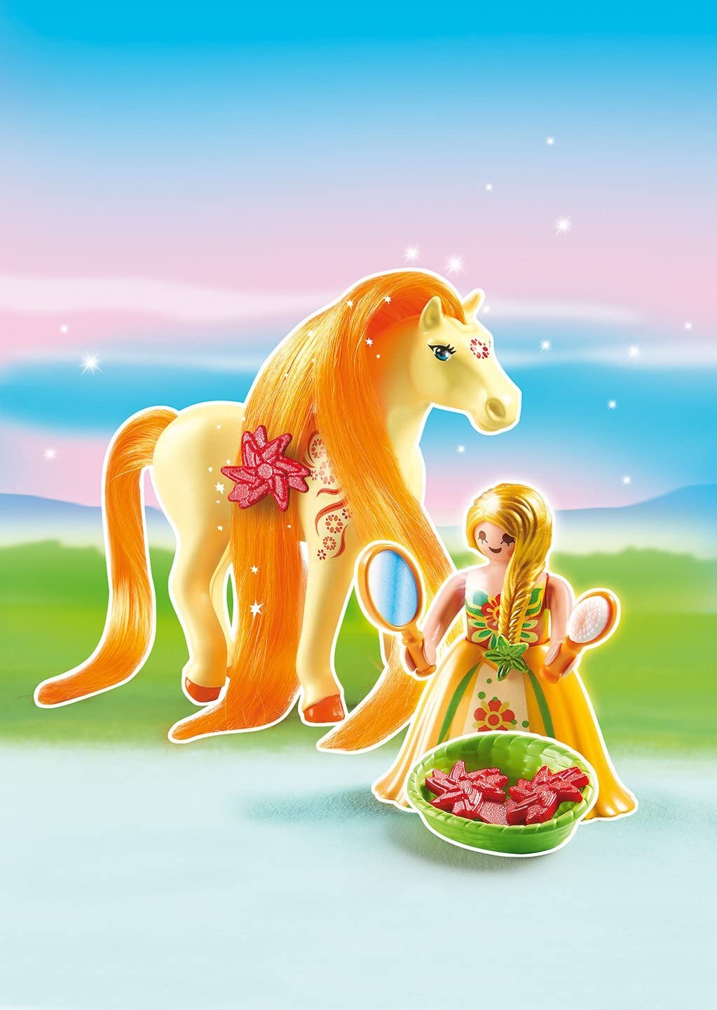 Playmobil 6168 Collectable Princess Sunny with Horse for Grooming and Dressing their Mane Fun Imaginative Role-Play - Image 2
