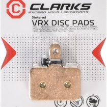 Clarks Sintered Disc Brake Pads W/ Carbon for Shimano Deore Mech Caliper BR-M515 Tektro Auriga Clarks s2,Black