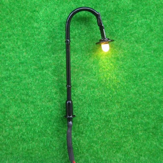 Evemodel L005 10pcs Model Trains Lamppost lamp HO N 5cm LED 12v street light - Image 3