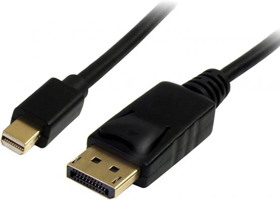 StarTech MDP2DPMM1M 1 m Mini DisplayPort to DisplayPort 1.2 Adapter Cable M/M, DisplayPort 4k with HBR2 support, 1 m Mini DP to DP Cable