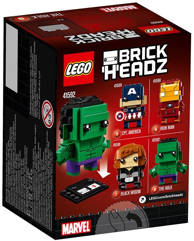 LEGO UK 41592 Brickheadz The Hulk, Multi-coloured, Small - Image 2