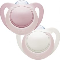 NUK Genius Set of 2 Dummies for Girls Size 0