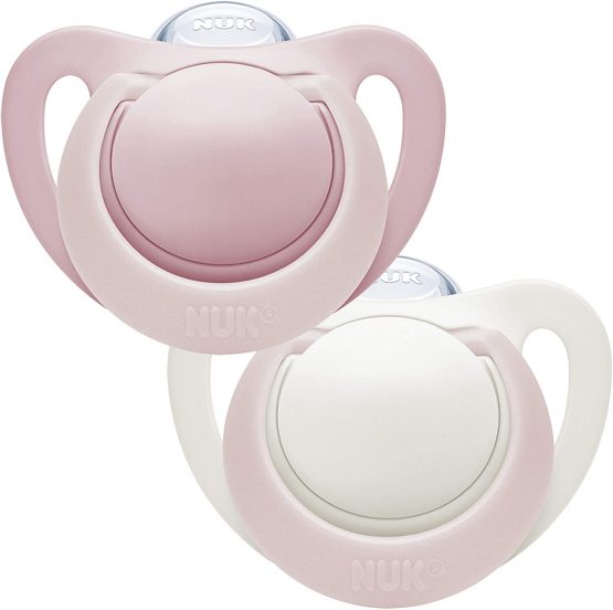 NUK Genius Set of 2 Dummies for Girls Size 0