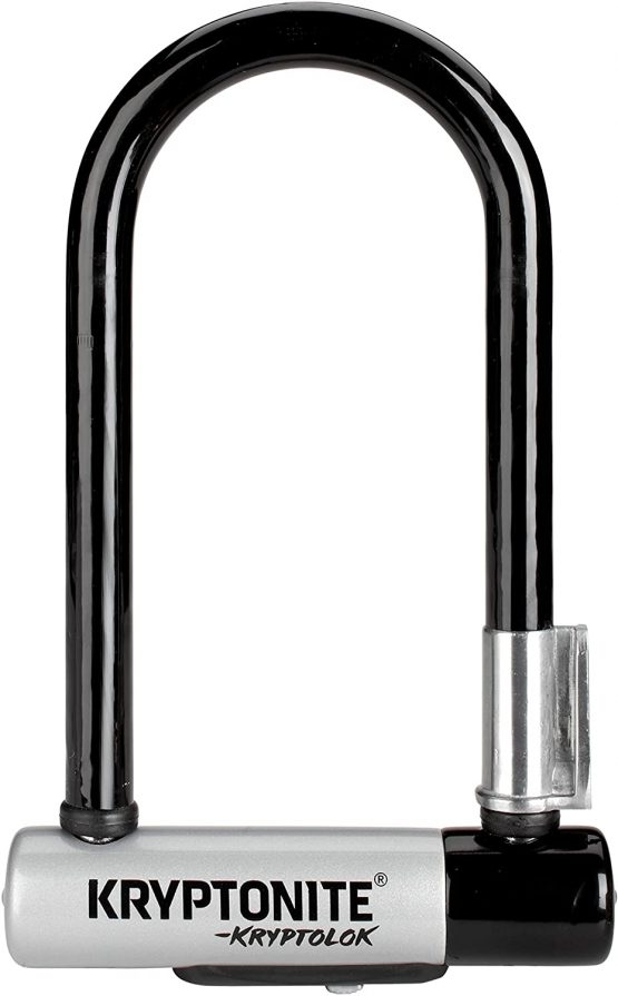Kryptonite Kryptolock Series 2 Mini-7 Bicycle Lock w/4-Foot Kryptoflex Double Looped Cable