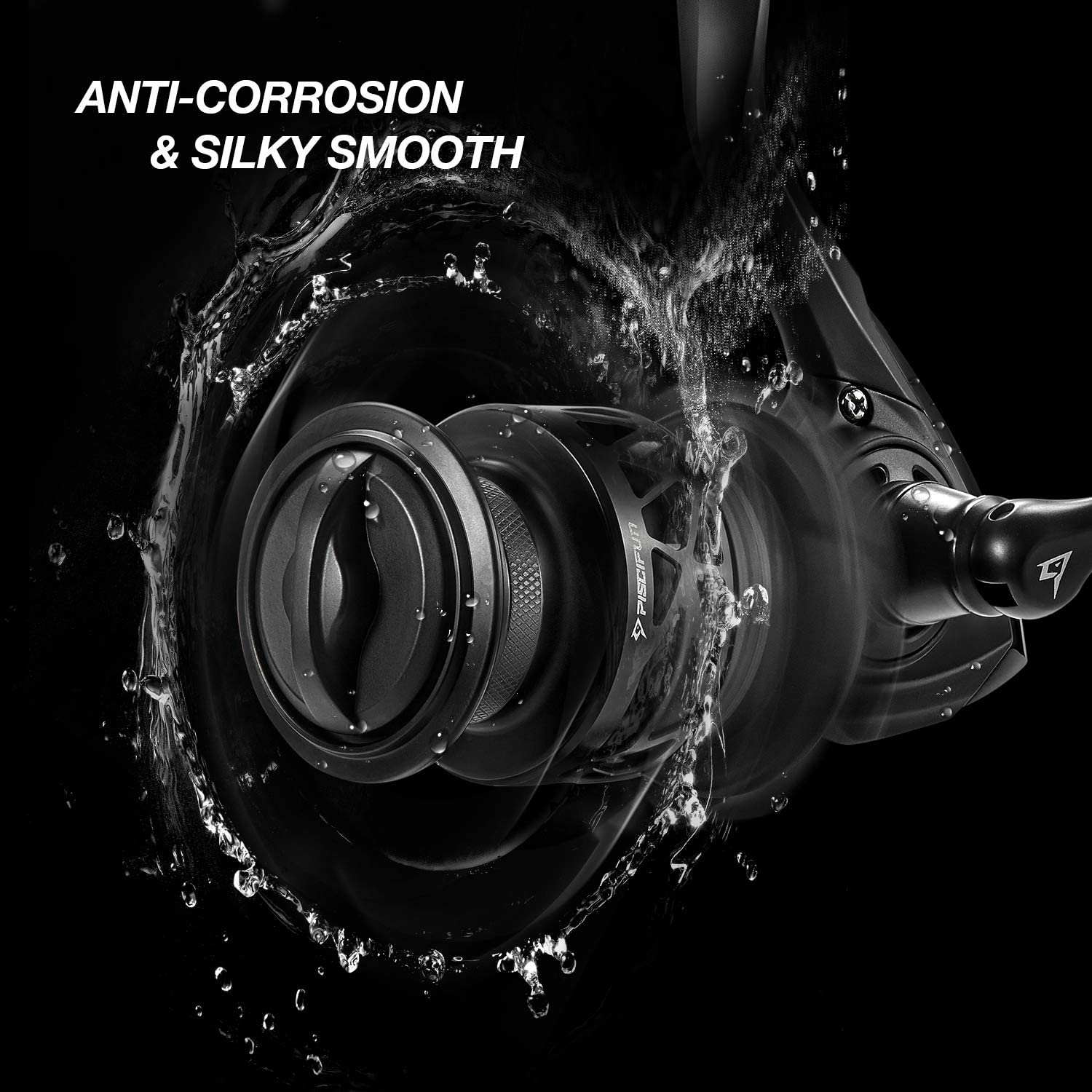 Piscifun Carbon X Spinning Reel, 6.2:1 Gear Ratio, Up to 33LB Max Drag, 10+1 Shielded BB, Carbon Frame, Black, Ambidextrous - Image 3