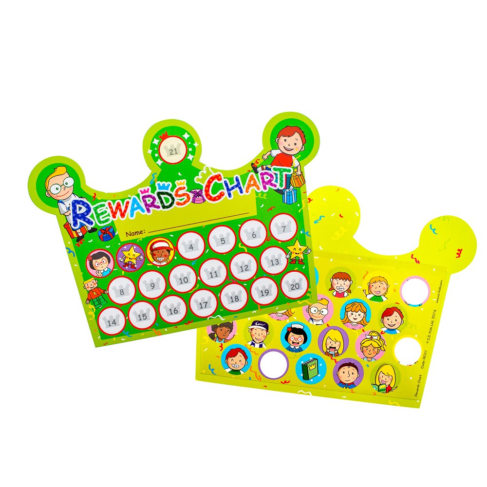 C.S. Kids Classroom Reward for School Nurseries, Teachers - Rewards Chart (Pack of 30, with Stickers) - Image 3