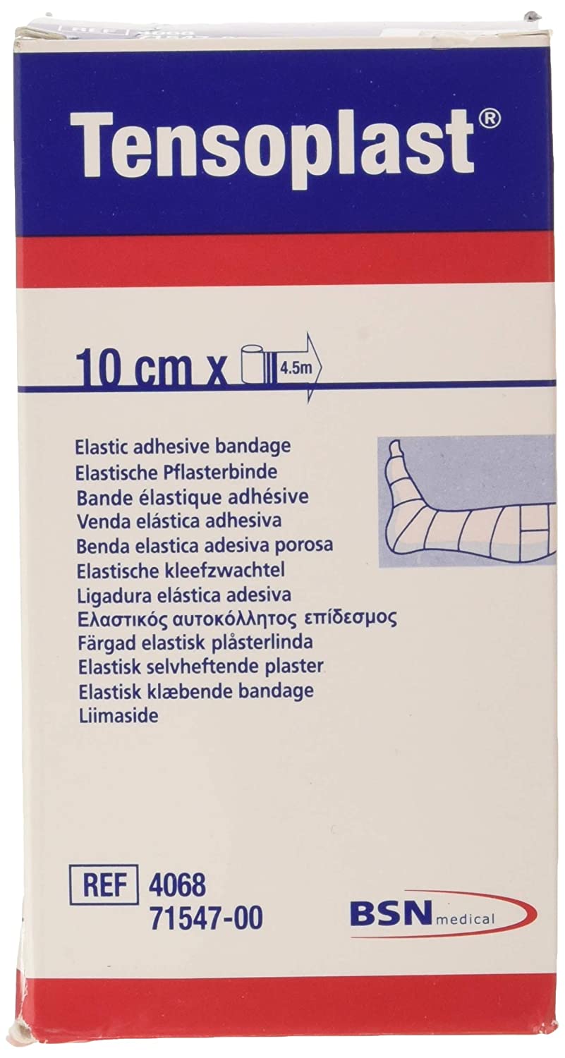 BSN 59252 Tensoplast Elastic Adhesive Bandage, 4.5 M X 1 cm, 4.5m x 10cm
