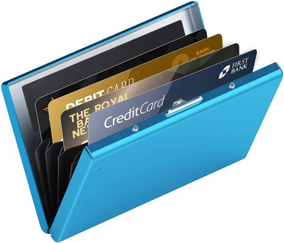 High-Class Stainless Steel Card Wallet | Ideal Credit Card Holders, Business Card Holder, Metal Slim Wallet, Minimalist RFID Blocking Smart Wallet, Mens Travel Wallets | Card Genie for Men & Women - Image 2