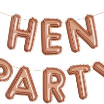 Neviti 773970 Glitz & Glamour-Hen Party Paper Bunting Garland, Pink/Rose Gold, 0 x 0 x 0