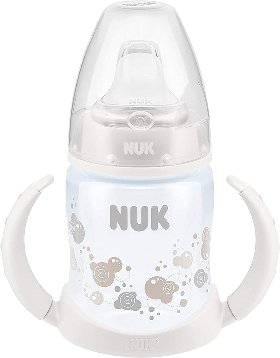 NUK First Choice 150ml Learner Bottle with Silicone Spout, Clear