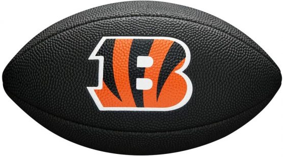 Wilson Sporting Goods NFL Cincinnati Bengals Team Logo Football, Black, Mini Size - Image 2