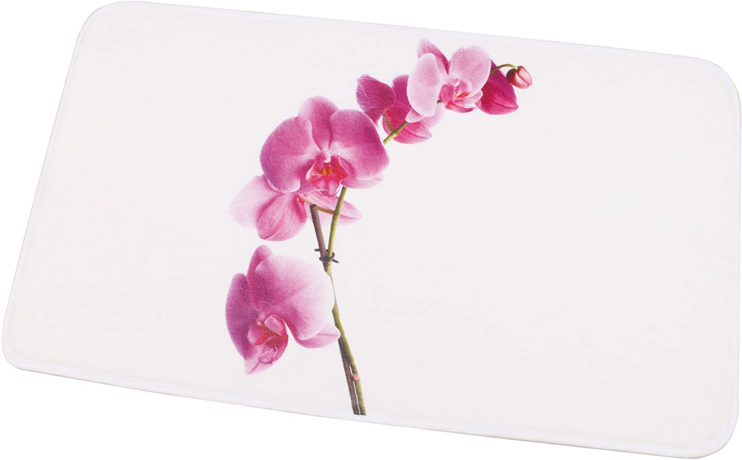 MSV "Lanyu Bath Mat, White, 45 x 75 cm, 45 x 75 cm (Rectangular)