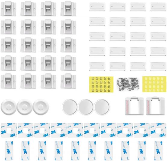 Calish Child & Baby Safety Proof Magnetic Cupboard Locks (20 Locks + 3 Keys), No Screws or Drilling, Latest Design to Protect Your Kids & Toddlers, Bonus Instruction Video - Image 2