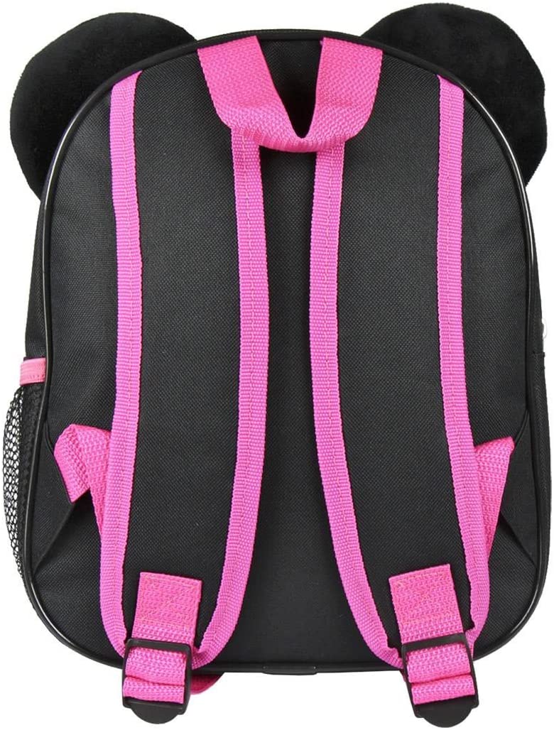 CERDÁ LIFE'S LITTLE MOMENTS Children's Minnie Mouse Backpack - Official Disney Studios Licensed, multicoloured, 40, Ears and bow in 3D - Image 3