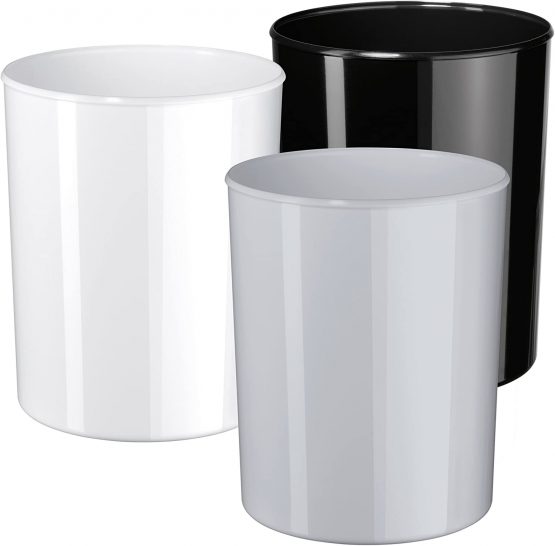 HAN 18200-13, i-Line waste bin. Modern, stylish. Elegant and glossy, premium quality, 20 litres, black - Image 3