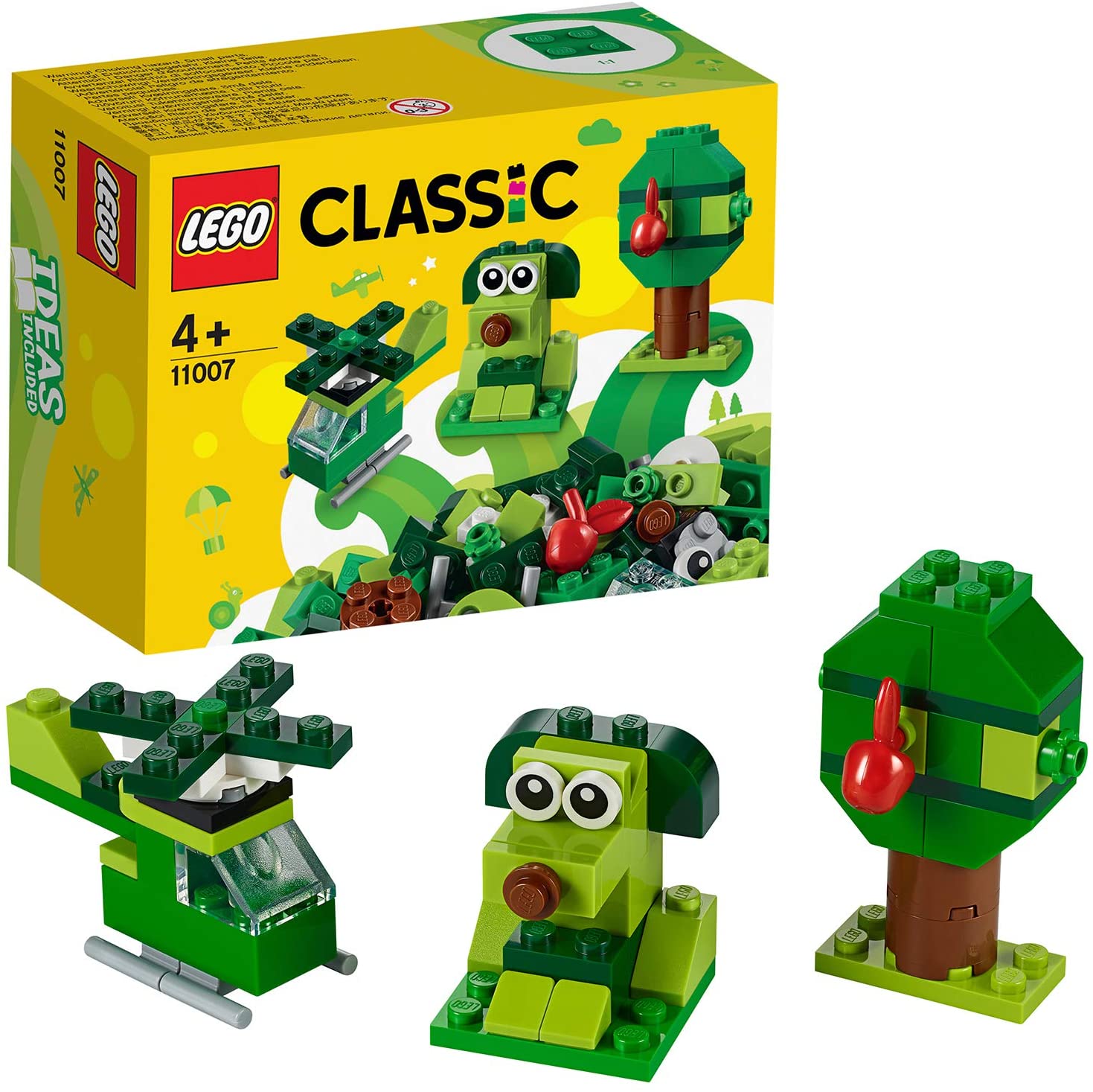 LEGO 11007 Classic Creative Green Bricks, Multi-color
