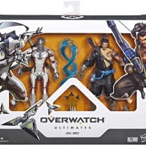 Overwatch Ultimates Series Hanzo and Genji Dual Pack 6 Inch Scale Collectible Action Figures with Accessories, Blizzard Video Game Characters