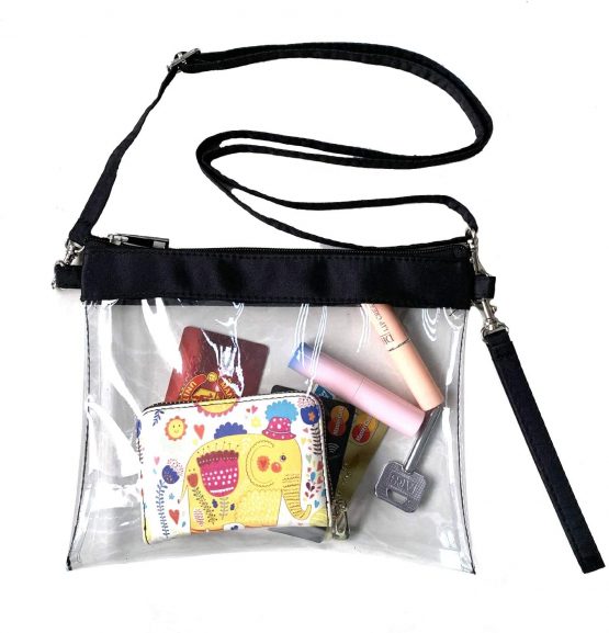 CAREOR New Clear Tote Bag Adjustable CrossBody Strap Bag, NFL