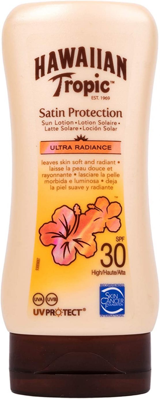Hawaiian Tropic Satin Protection Sun Lotion (SPF 30, 180ml)