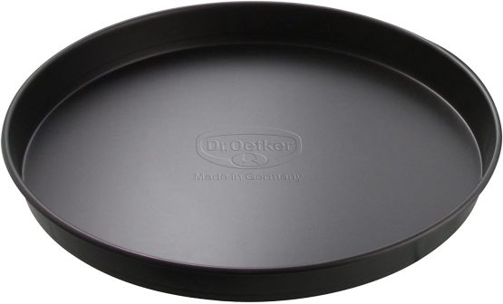 Drer Pizza-/ Baking tray Tradition Ø32 cm in black, Steel, 32 x 32 x 5 cm