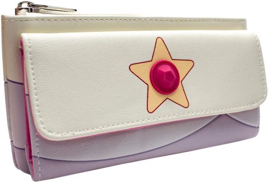Steven Universe Rose Quartz Shield Clutch Coin and Card Purse Pink