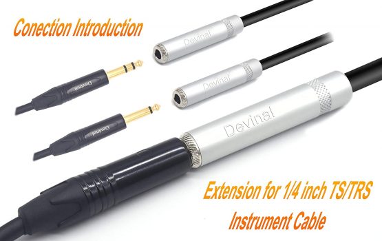 Devinal XLR Female to 1/4" Female calbe, 3 Pin Female to 6.35mm Socket Audio Cord, XLR Jack to TS/TRS Quarter inch Adapter Connector Converter Metal Construction - Image 4