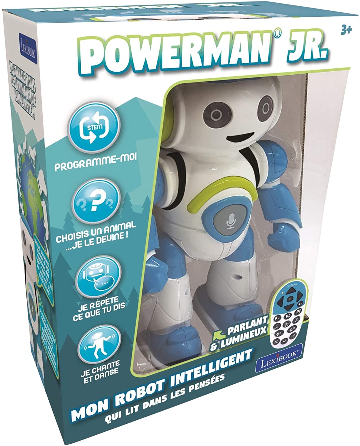 LEXIBOOK Smart Robot That Reads Minds - Toy For Boys And Girls (French Language), Assorted Color, Medium - Image 2