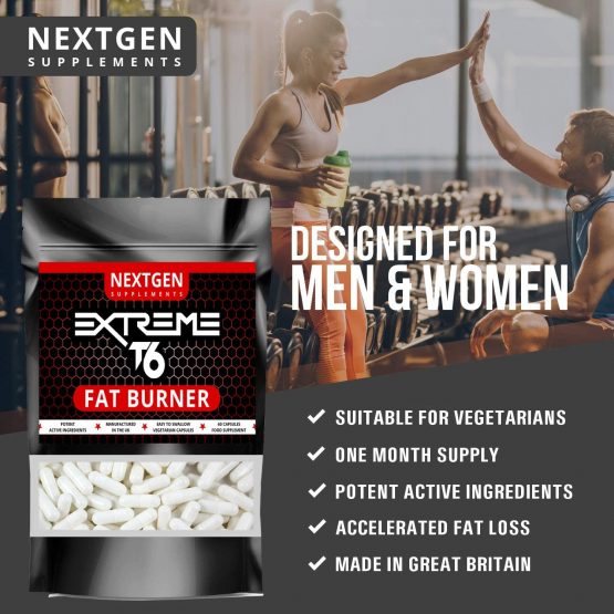 Fat Burners Keto Extreme T6 Fast Weight Loss Pills Diet Slimming 60