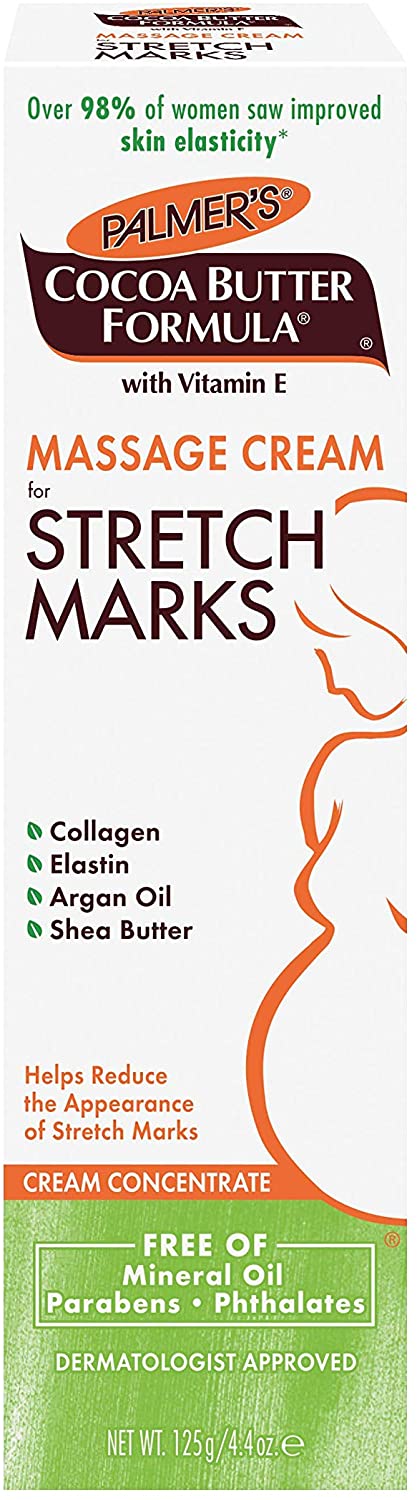 Palmers Cocoa Butter Formula Massage Cream for Stretch Marks 4.4 Oz, White, 125 g (Pack of 1) - Image 2