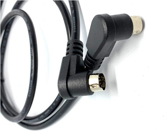 MainCore 1m Angled 8 Pin Mini Din Audio Cable Lead For Twin CD Player - Image 3