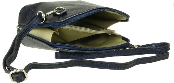 Girly HandBags Metallic Genuine Leather Cross Body Shoulder Bag - Image 4