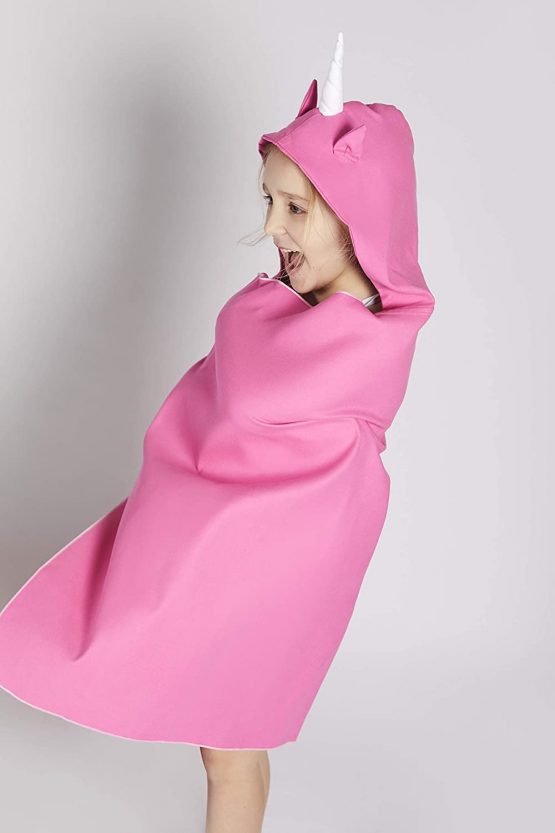 Little Champions Autonomy Unicorn Mini Bath Cape - Pink - Image 2