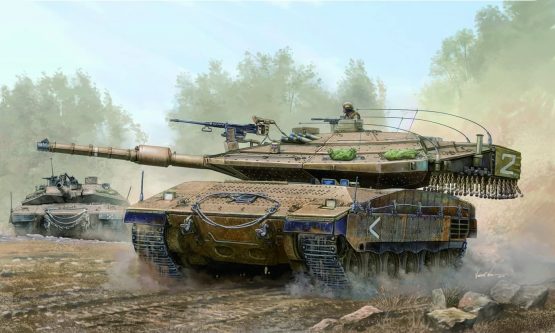 Hobbyboss 1:35 Scale Israeli Merkava MK IV Assembly Kit - Image 2