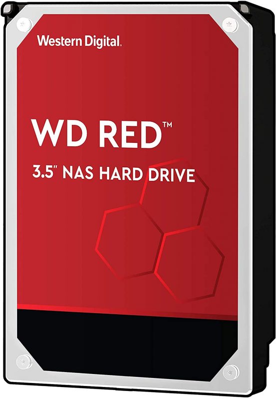 Western Digital 4TB Intellipower SATA 6Gb/s 64 MB Cache 3.5-Inch NAS Desktop Hard Disk Drive - Red (WD40EFAX)