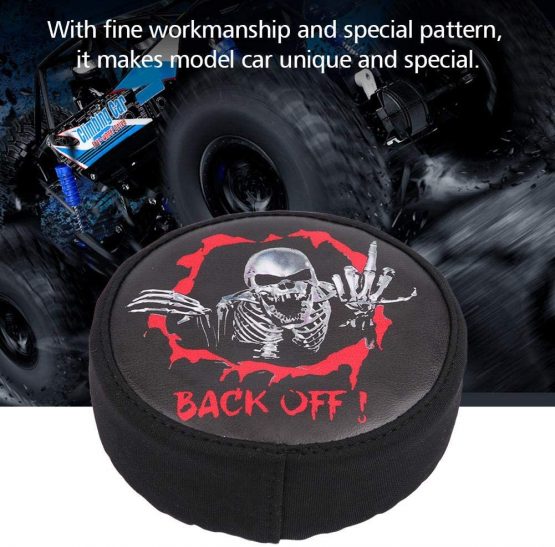 Dilwe RC Car Tire Cover, Spare Tires Cover Compatible withTraxxas TRX4 Wheel RC Crawler Part Accessory(Skeleton) - Image 3